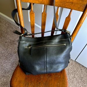 Coach leather shoulder bag